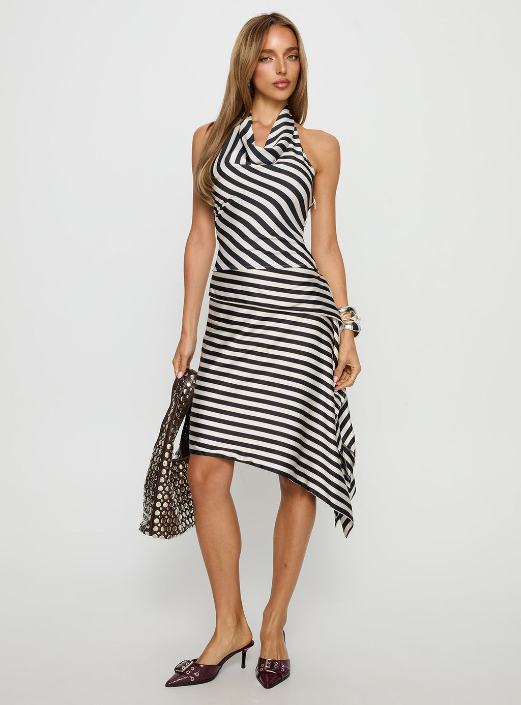 Heritage Halter Top Cream Stripe